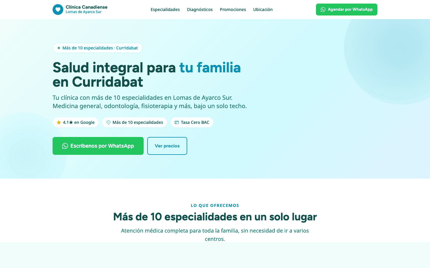 Vista previa: Clínica Canadiense