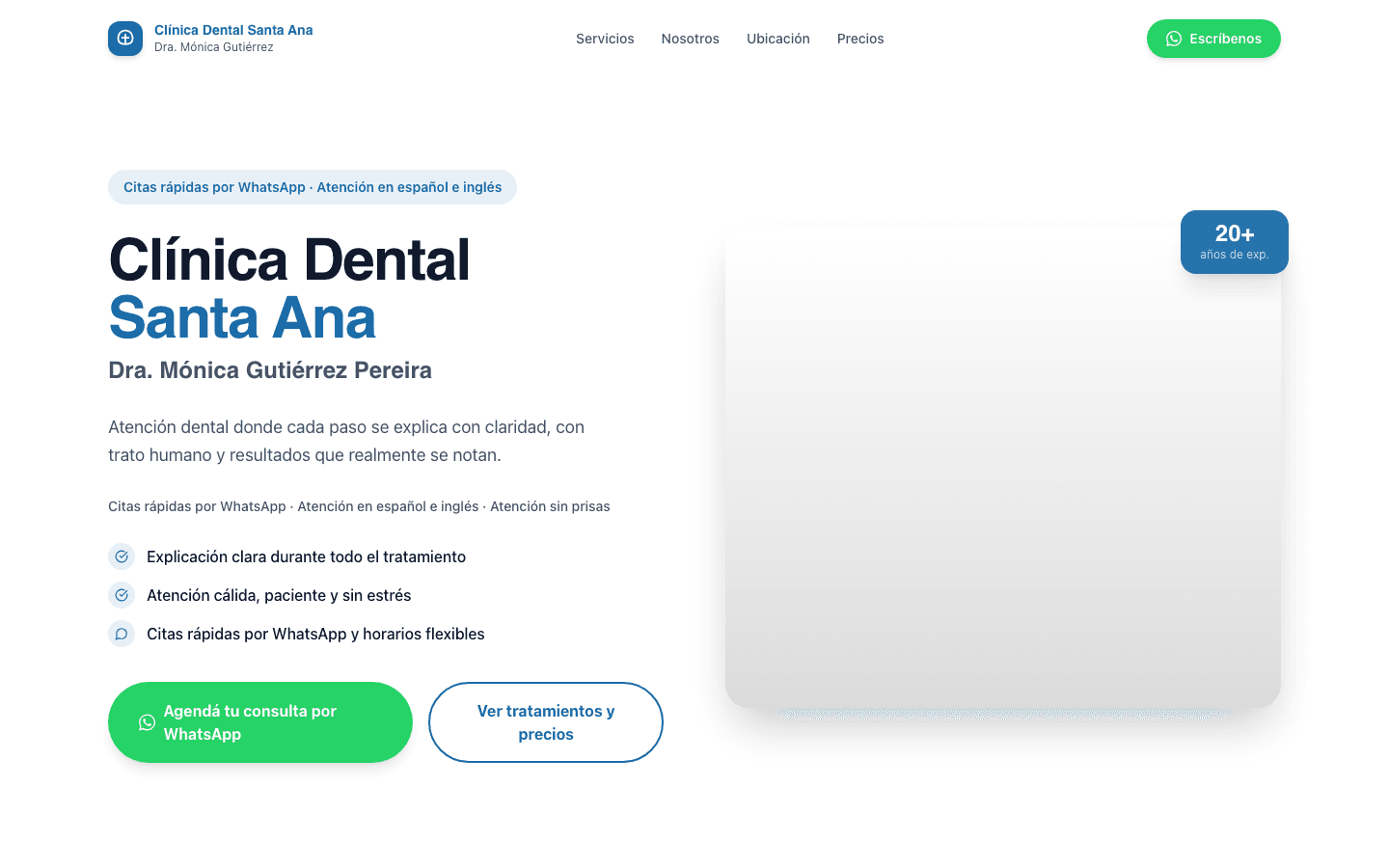 Vista previa: Clínica Dental Santa Ana